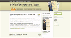 Desktop Screenshot of biblicalintegrationideas.com
