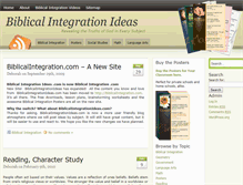 Tablet Screenshot of biblicalintegrationideas.com
